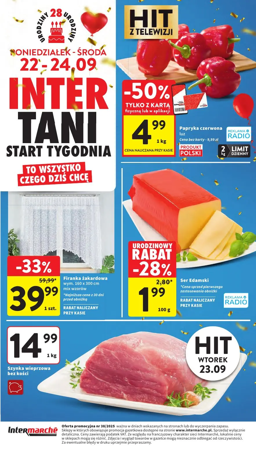 gazetka promocyjna Intermarche MEGA okazje na 28 urodziny! - Strona 48