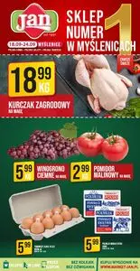 Gazetka promocyjna Jan, ważna od 2025-09-18 do 2025-09-24.