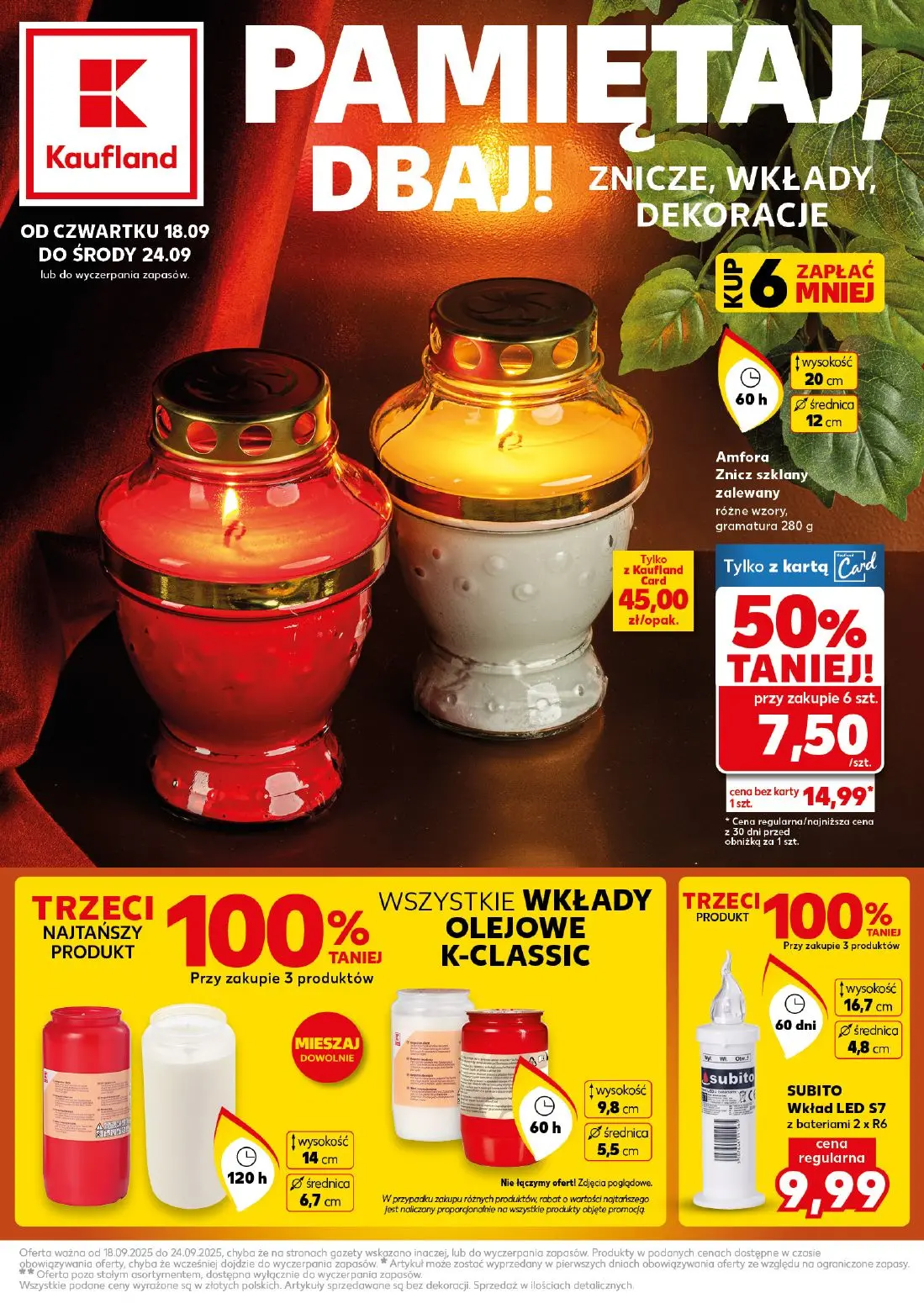 gazetka promocyjna Kaufland Pamiętaj, dbaj! - Strona 1