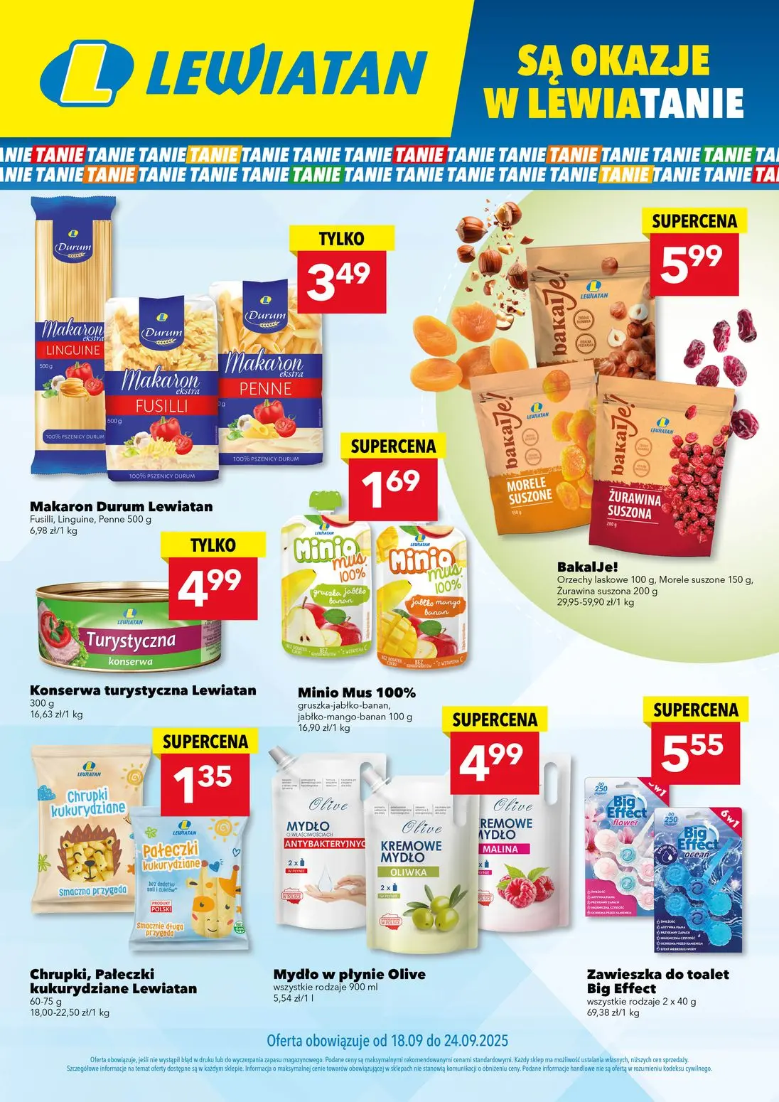 gazetka promocyjna LEWIATAN Są okazje w Lewiatanie - Strona 1