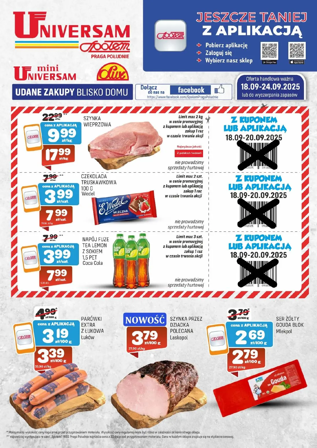 gazetka promocyjna Społem Praga Udane zakupy blisko domu - Strona 1