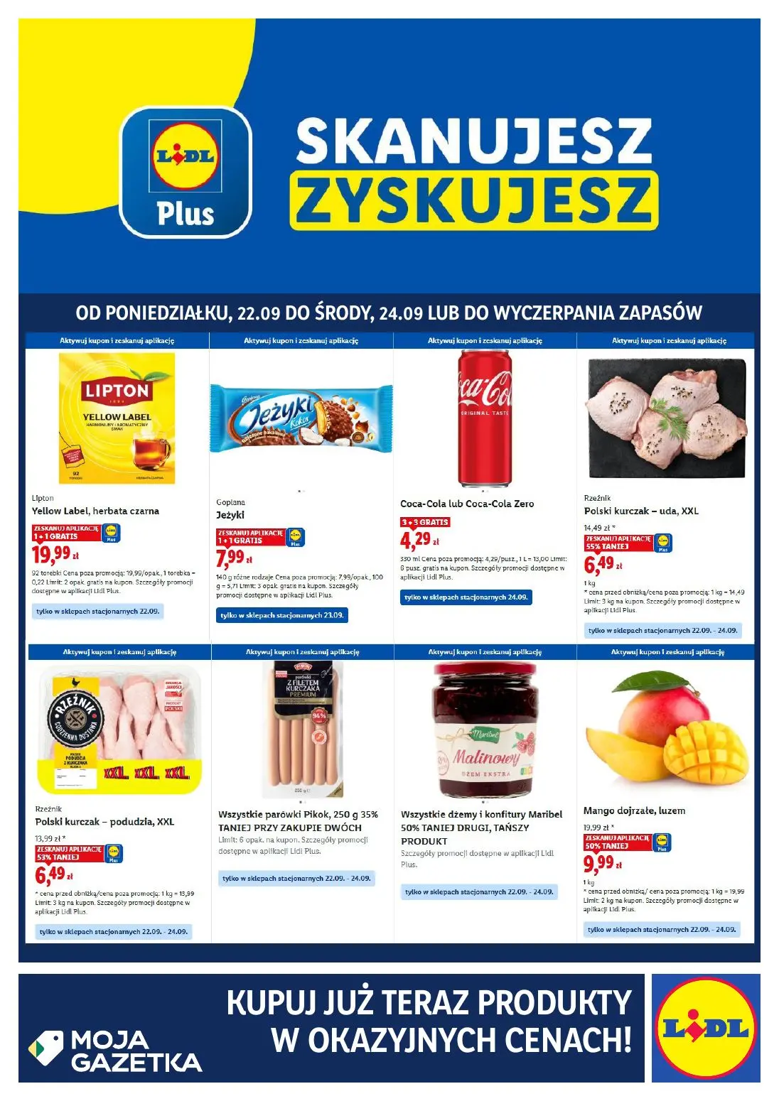 gazetka promocyjna LIDL Lidl plus. Skanujesz zyskujesz - Strona 1