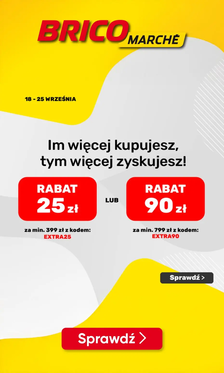 gazetka promocyjna BRICOMARCHE Im więcej kupujesz, tym więcej zyskujesz! - Strona 1