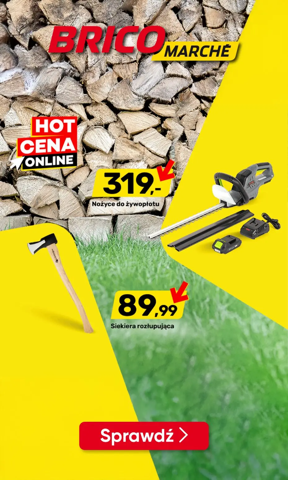 gazetka promocyjna BRICOMARCHE NASZE CENY RZĄDZĄ! Kupuj ONLINE - Strona 1