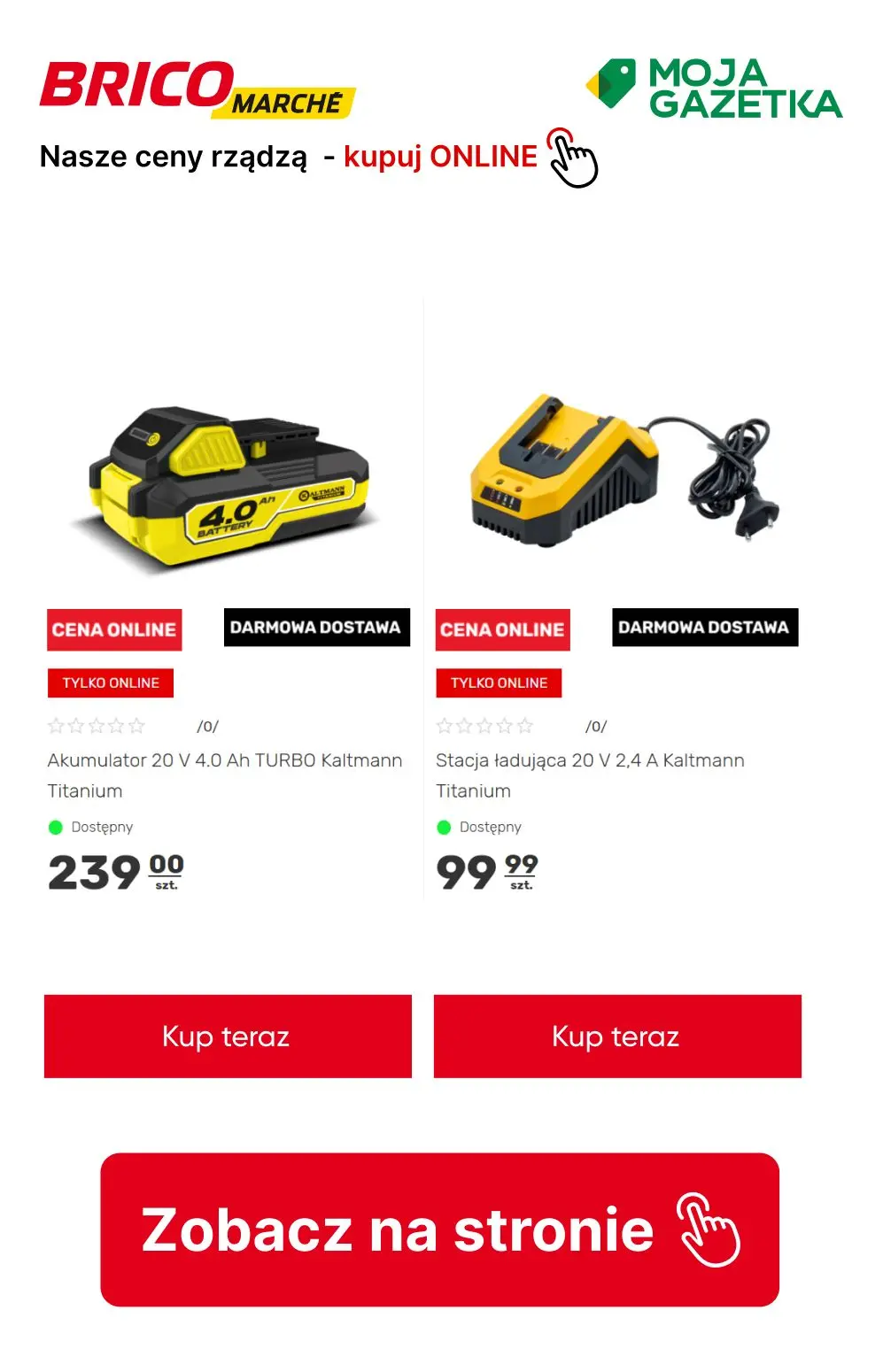 gazetka promocyjna BRICOMARCHE NASZE CENY RZĄDZĄ! Kupuj ONLINE - Strona 3