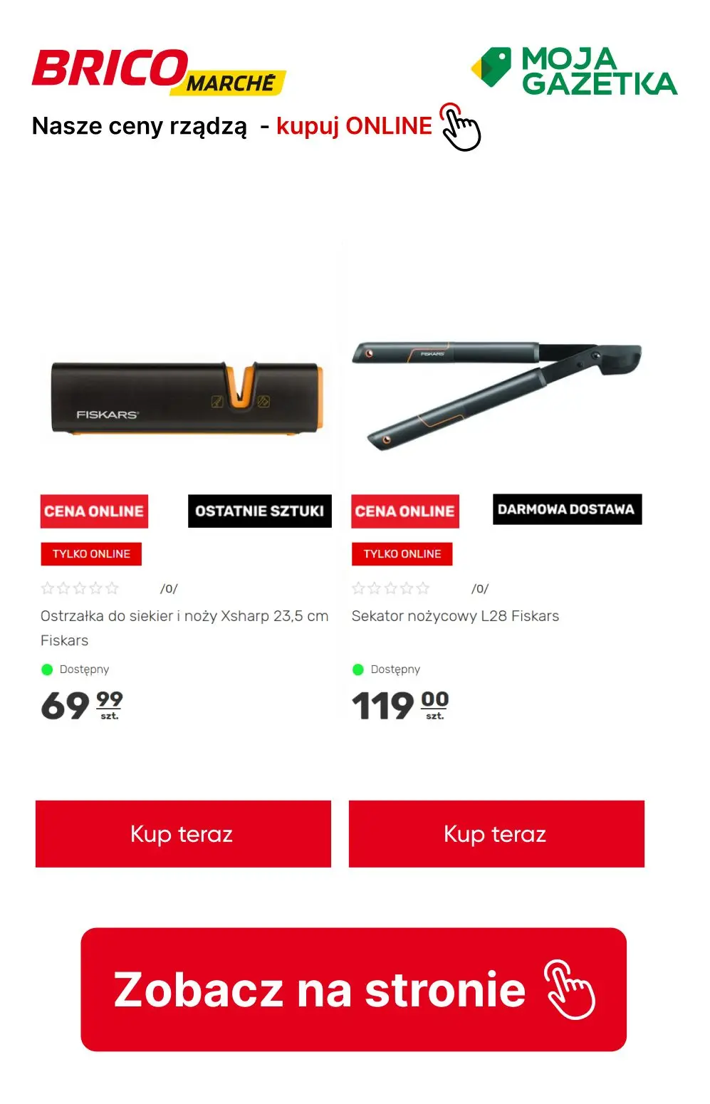gazetka promocyjna BRICOMARCHE NASZE CENY RZĄDZĄ! Kupuj ONLINE - Strona 5