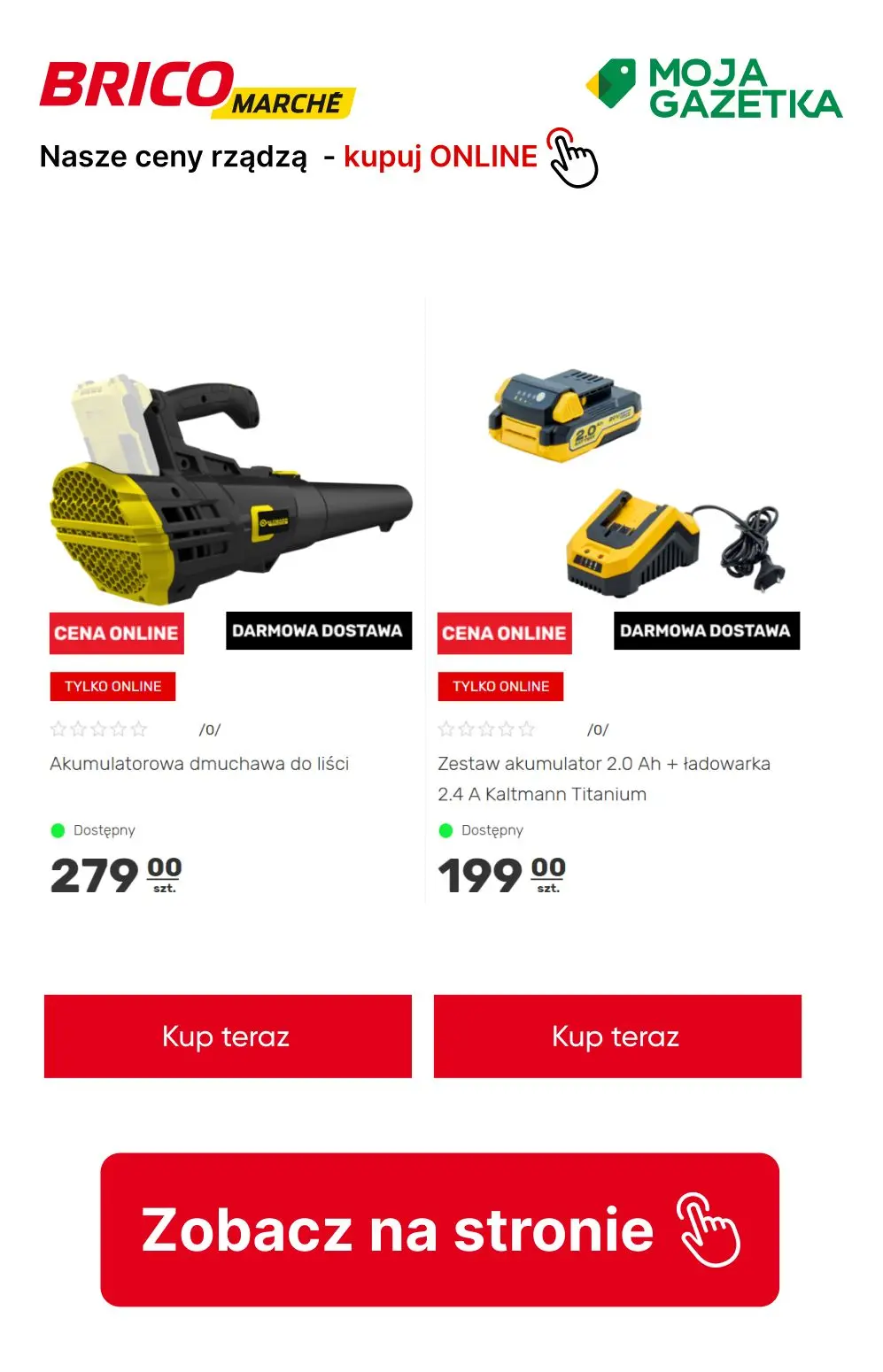 gazetka promocyjna BRICOMARCHE NASZE CENY RZĄDZĄ! Kupuj ONLINE - Strona 7