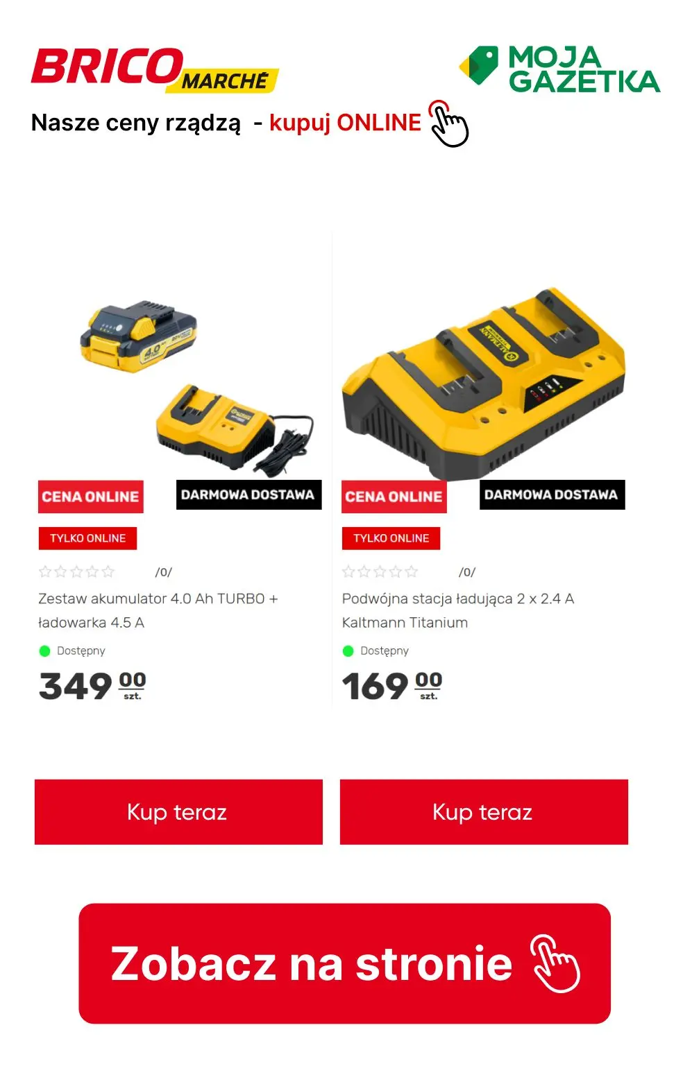 gazetka promocyjna BRICOMARCHE NASZE CENY RZĄDZĄ! Kupuj ONLINE - Strona 8