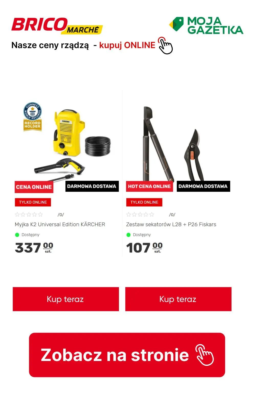 gazetka promocyjna BRICOMARCHE NASZE CENY RZĄDZĄ! Kupuj ONLINE - Strona 11