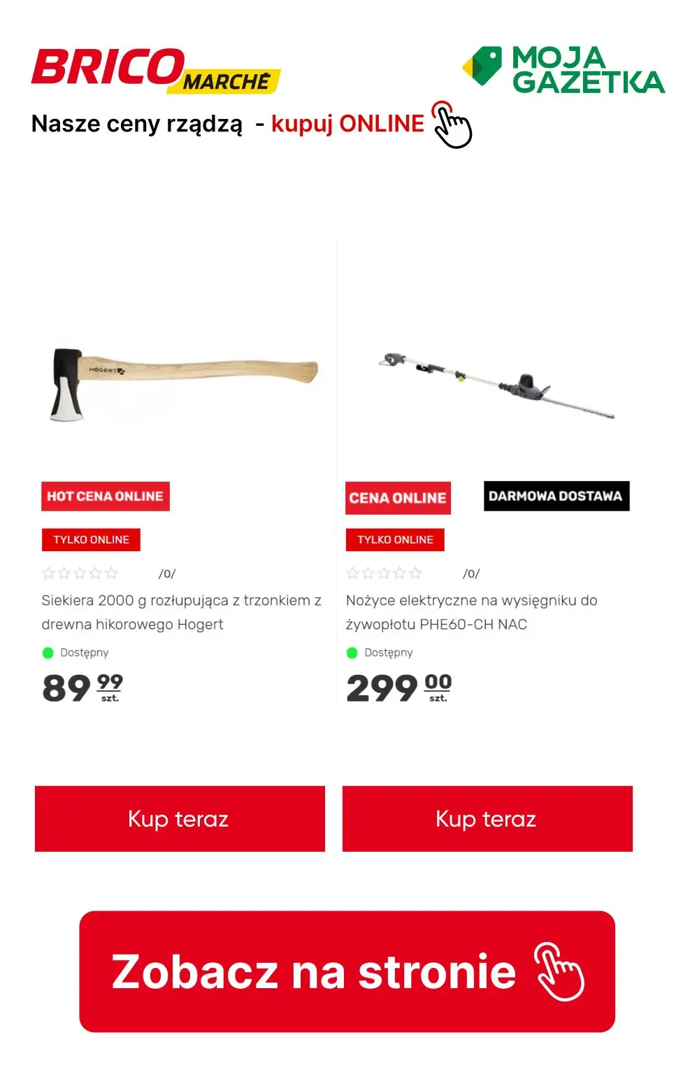 gazetka promocyjna BRICOMARCHE NASZE CENY RZĄDZĄ! Kupuj ONLINE - Strona 12