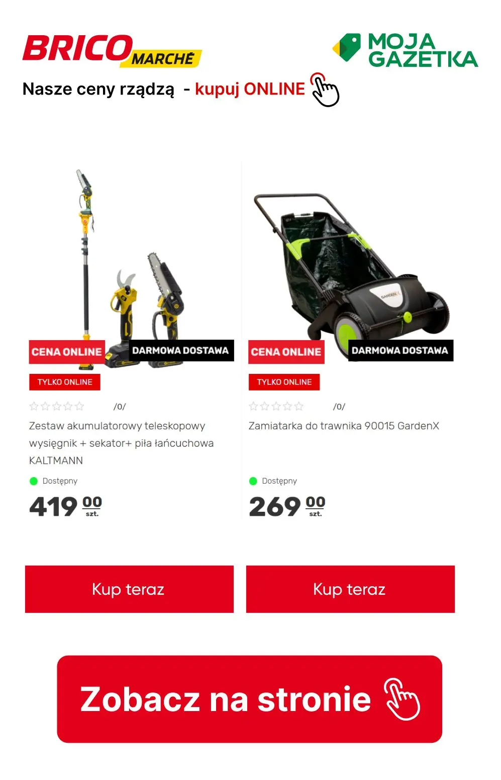 gazetka promocyjna BRICOMARCHE NASZE CENY RZĄDZĄ! Kupuj ONLINE - Strona 13