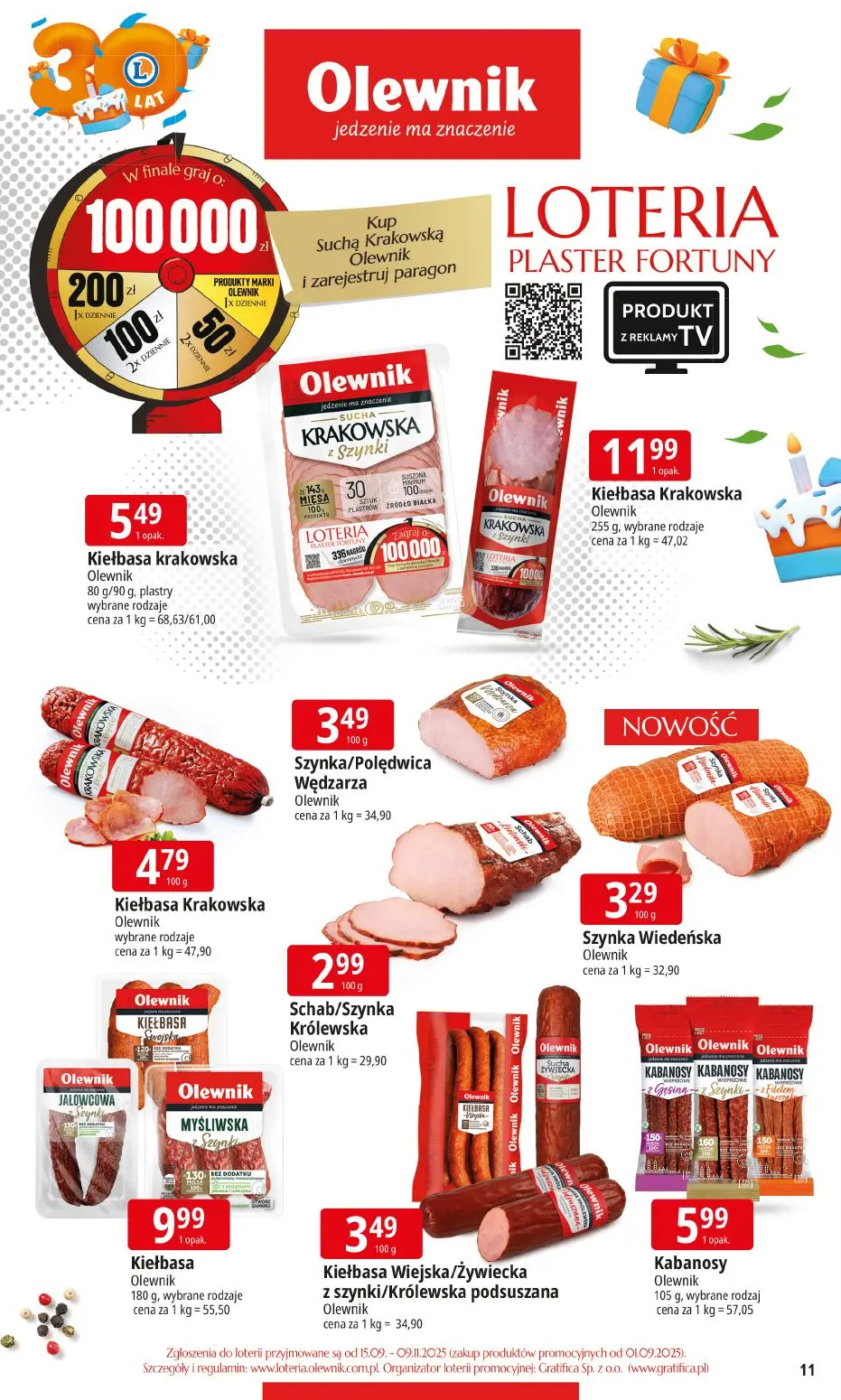 gazetka promocyjna E.Leclerc 30 lat najlepszych wyborów - Strona 11