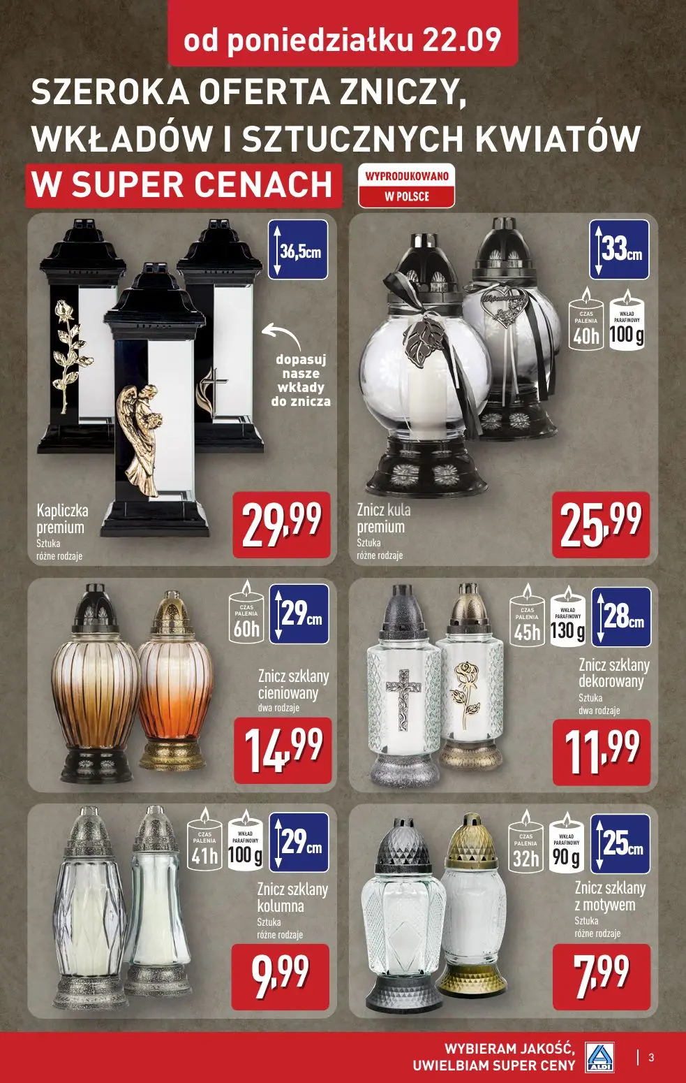gazetka promocyjna ALDI Oferta od 22.09 - Strona 3
