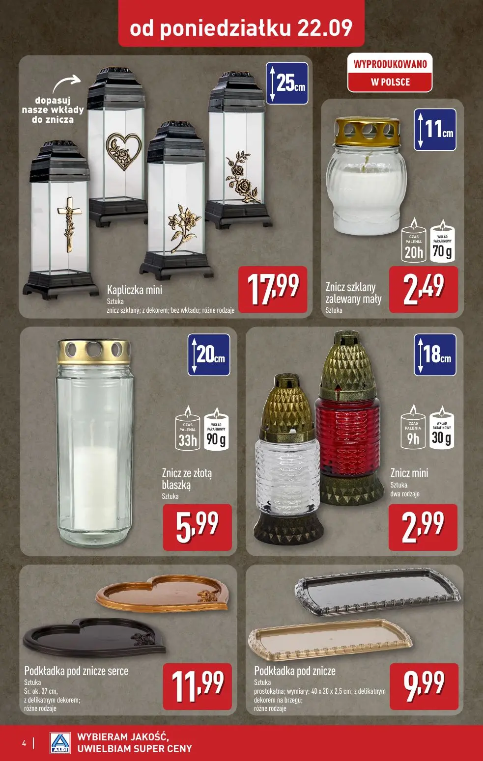 gazetka promocyjna ALDI Oferta od 22.09 - Strona 4
