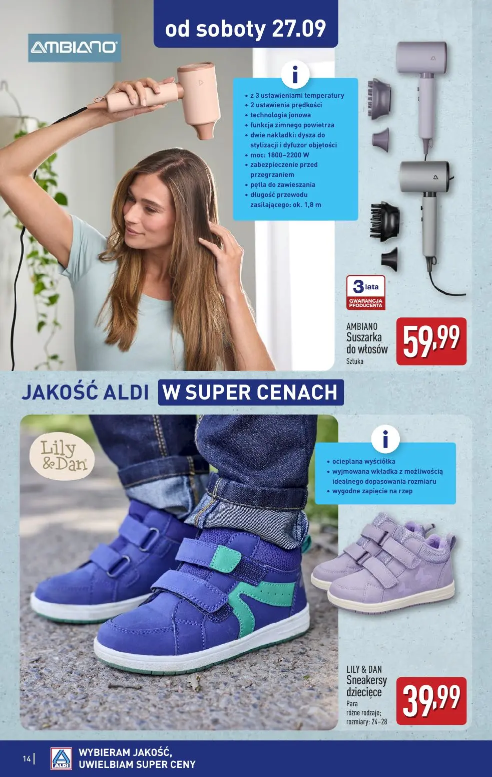 gazetka promocyjna ALDI Oferta od 22.09 - Strona 14