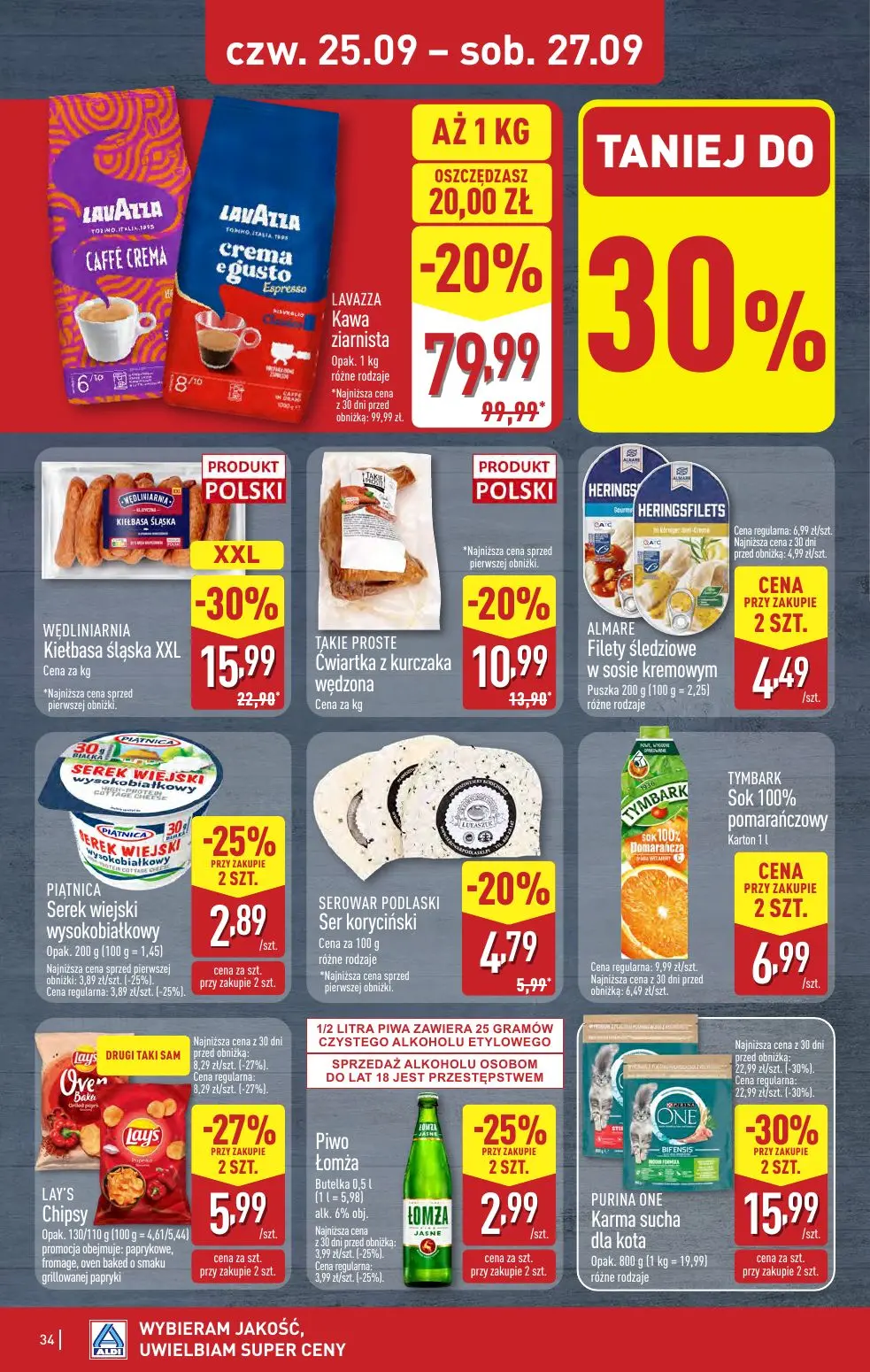 gazetka promocyjna ALDI Raz ALDI, zawsze coś z ALDI - Strona 34