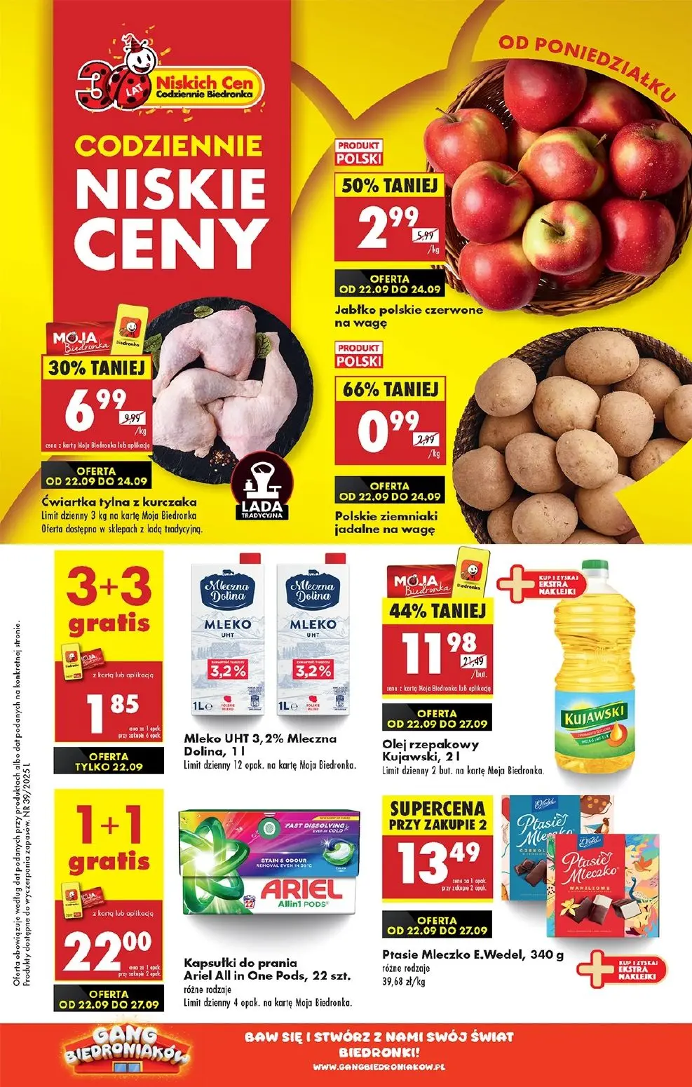 gazetka promocyjna Biedronka Lada tradycyjna. Od poniedziałku - Strona 1