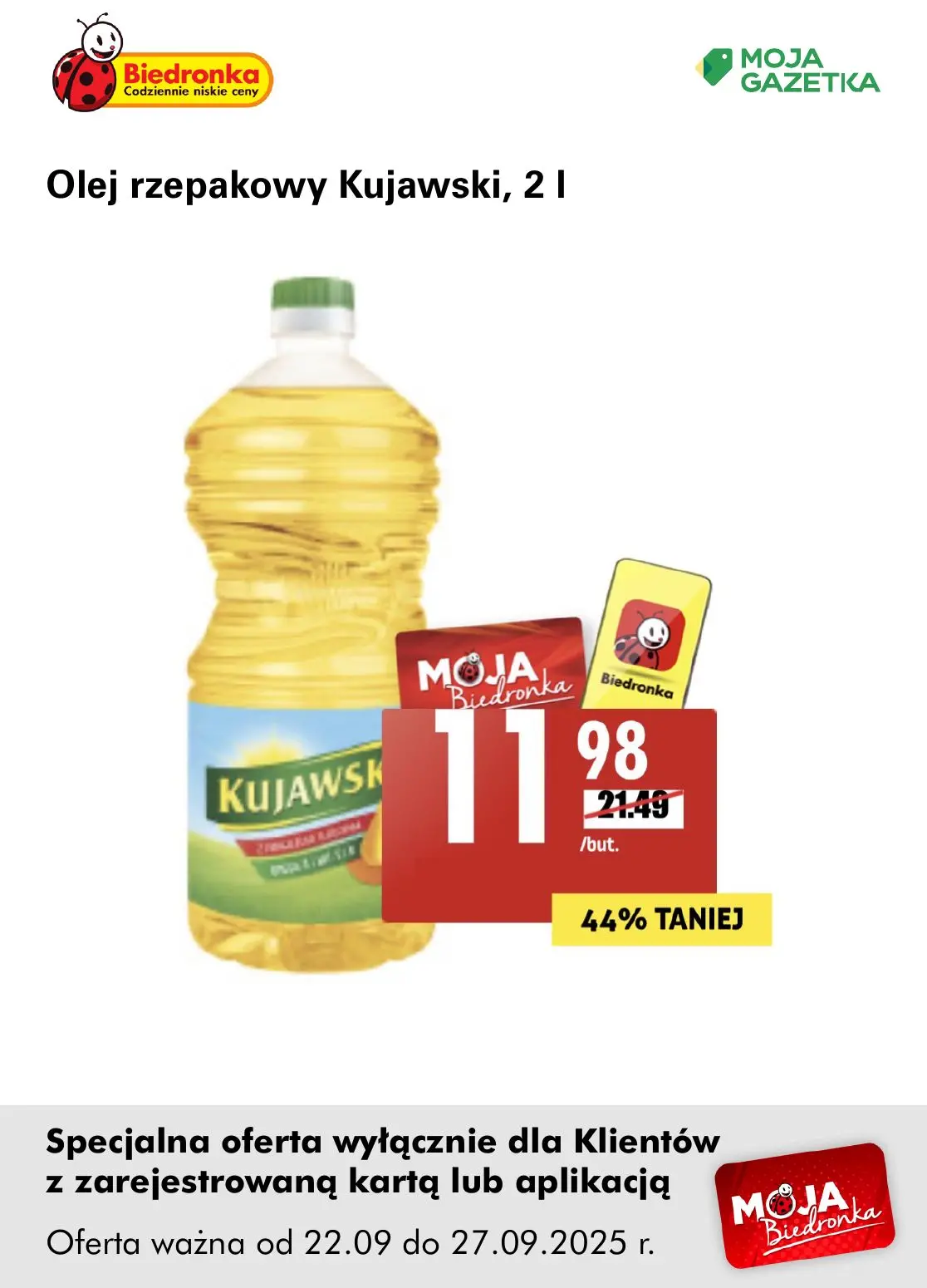 gazetka promocyjna Biedronka Oferta z kartą Moja Biedronka - Strona 4