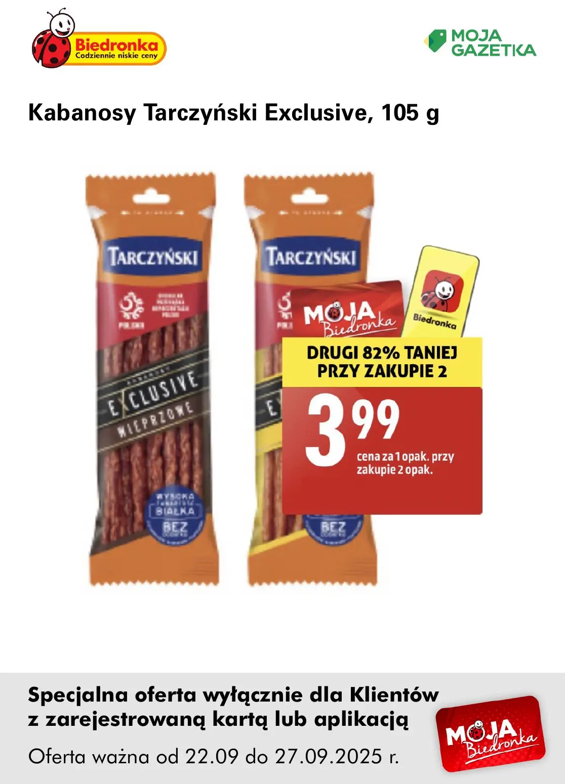gazetka promocyjna Biedronka Oferta z kartą Moja Biedronka - Strona 6