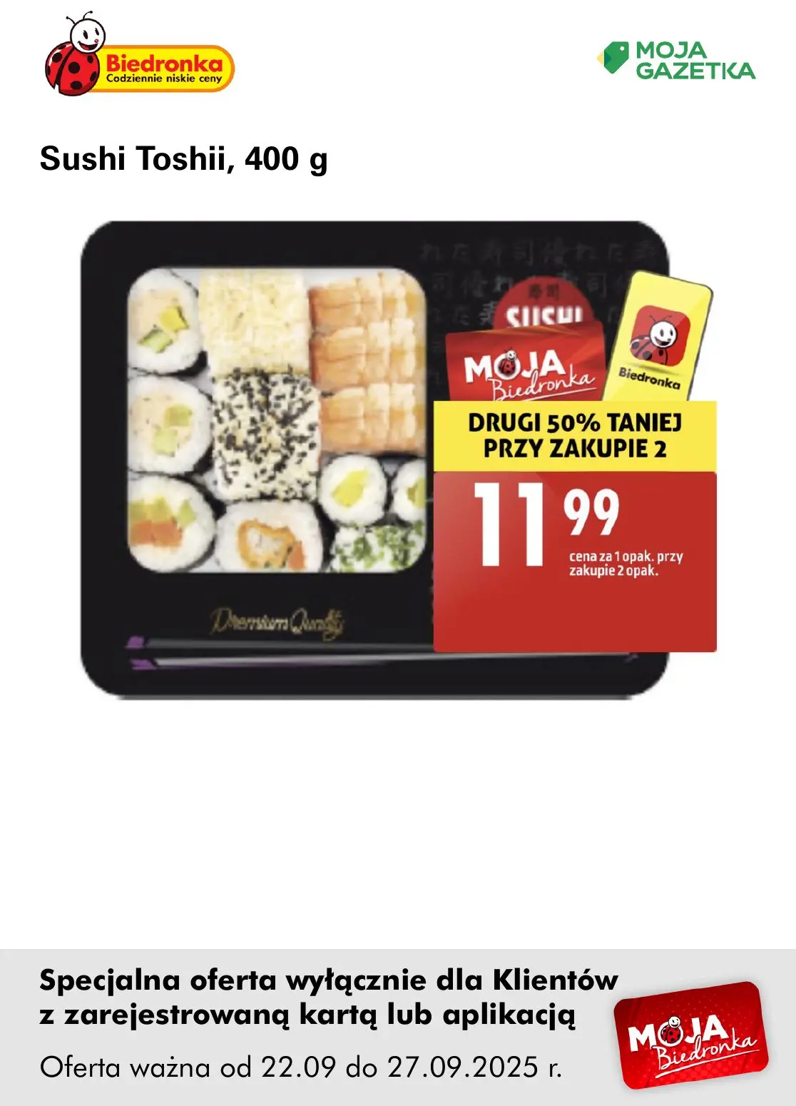 gazetka promocyjna Biedronka Oferta z kartą Moja Biedronka - Strona 13