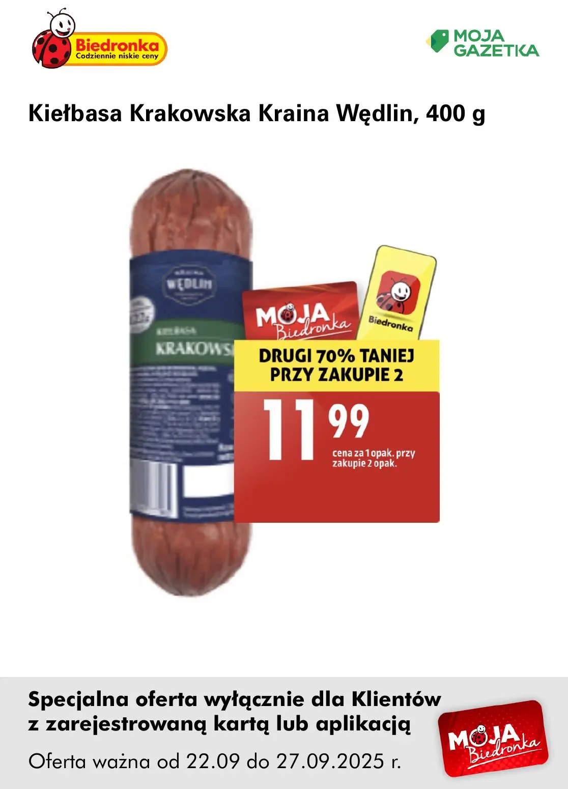 gazetka promocyjna Biedronka Oferta z kartą Moja Biedronka - Strona 16