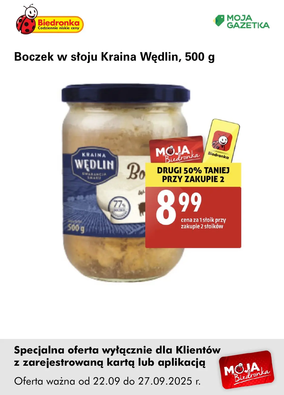 gazetka promocyjna Biedronka Oferta z kartą Moja Biedronka - Strona 21