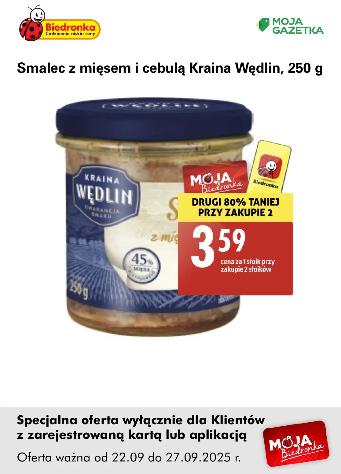 gazetka promocyjna Biedronka Oferta z kartą Moja Biedronka - Strona 23