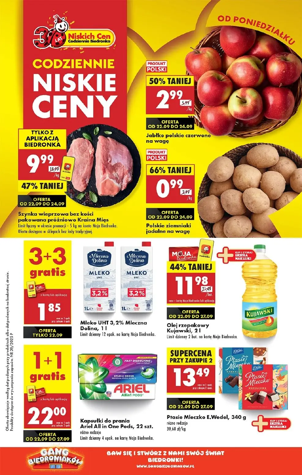 gazetka promocyjna Biedronka Od poniedziałku - Strona 1