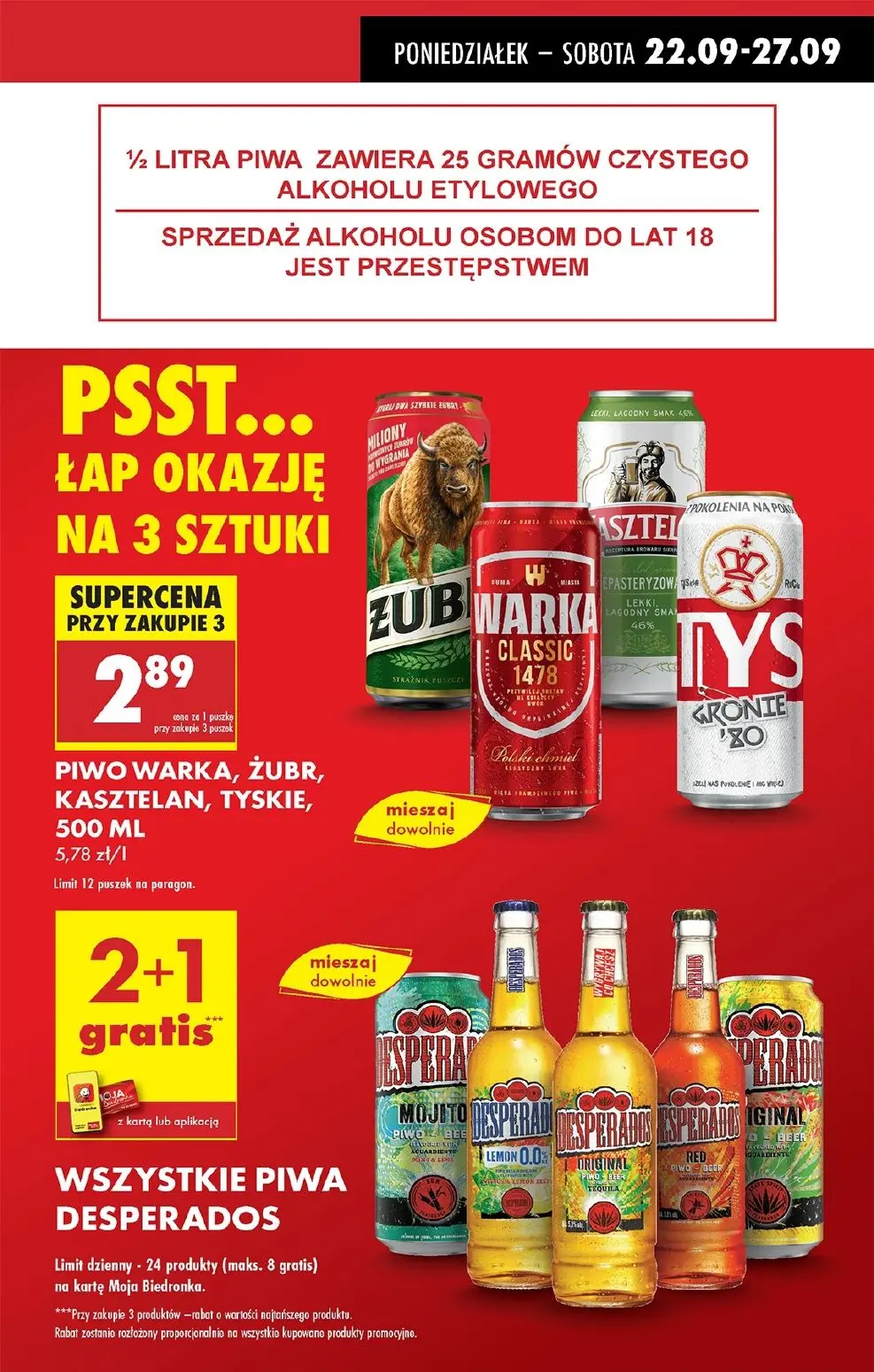 gazetka promocyjna Biedronka Od poniedziałku - Strona 9