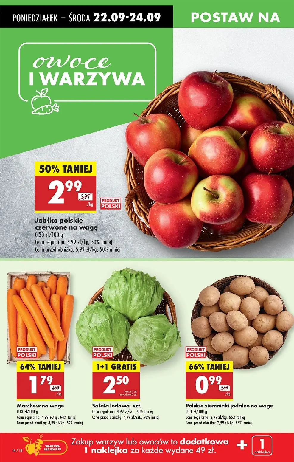 gazetka promocyjna Biedronka Od poniedziałku - Strona 14