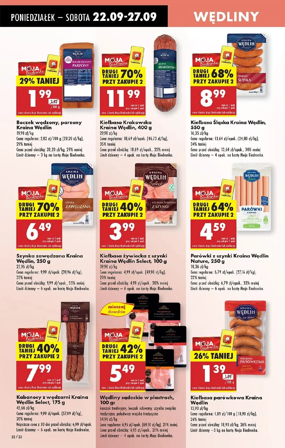 gazetka promocyjna Biedronka Od poniedziałku - Strona 36
