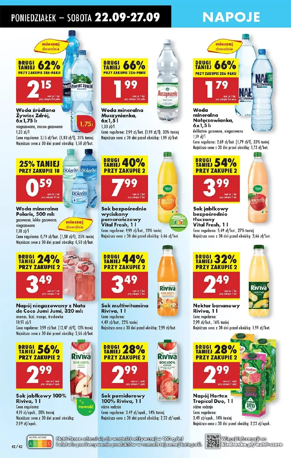 gazetka promocyjna Biedronka Od poniedziałku - Strona 46