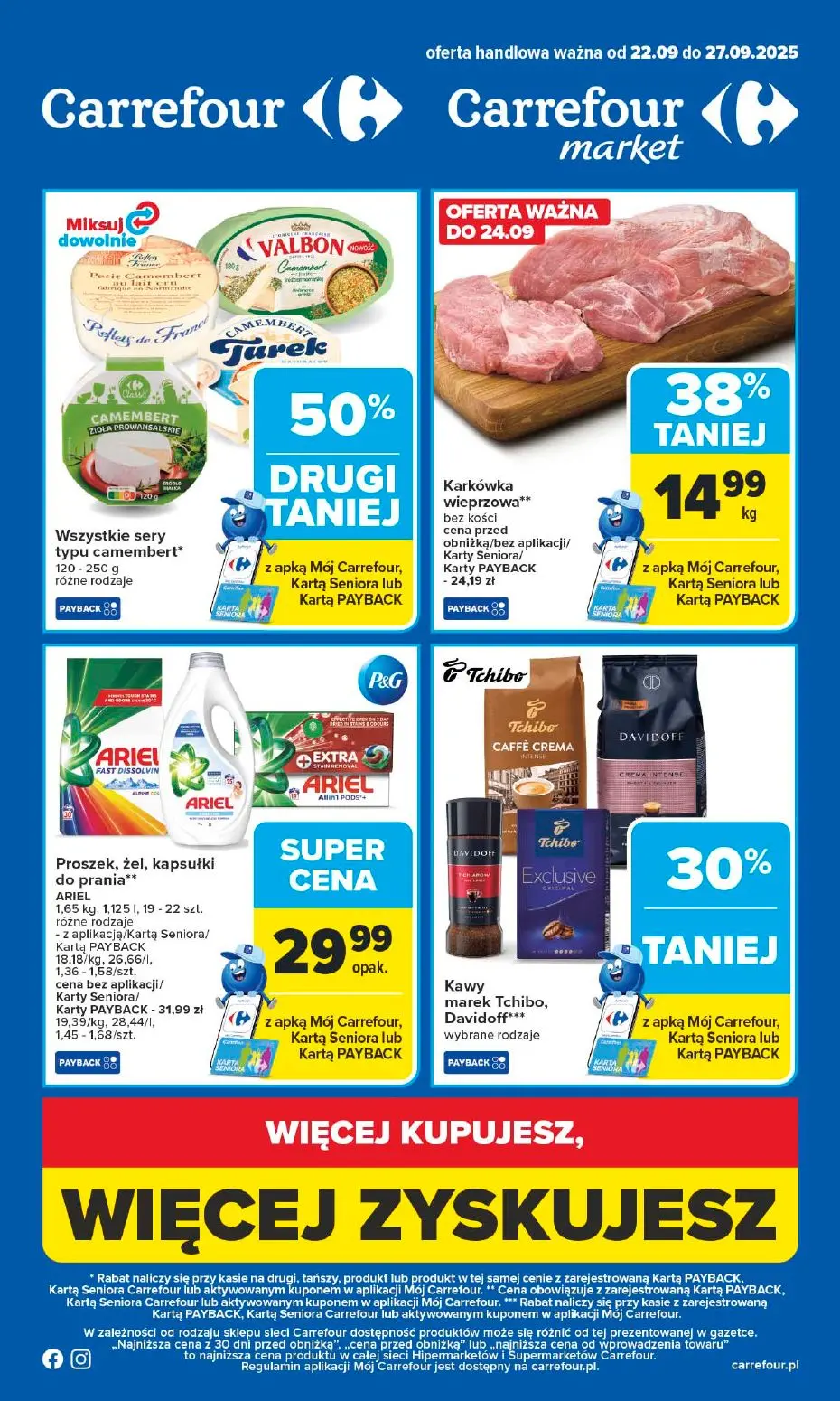 gazetka promocyjna Carrefour Więcej kupujesz, więcej zyskujesz - Strona 1