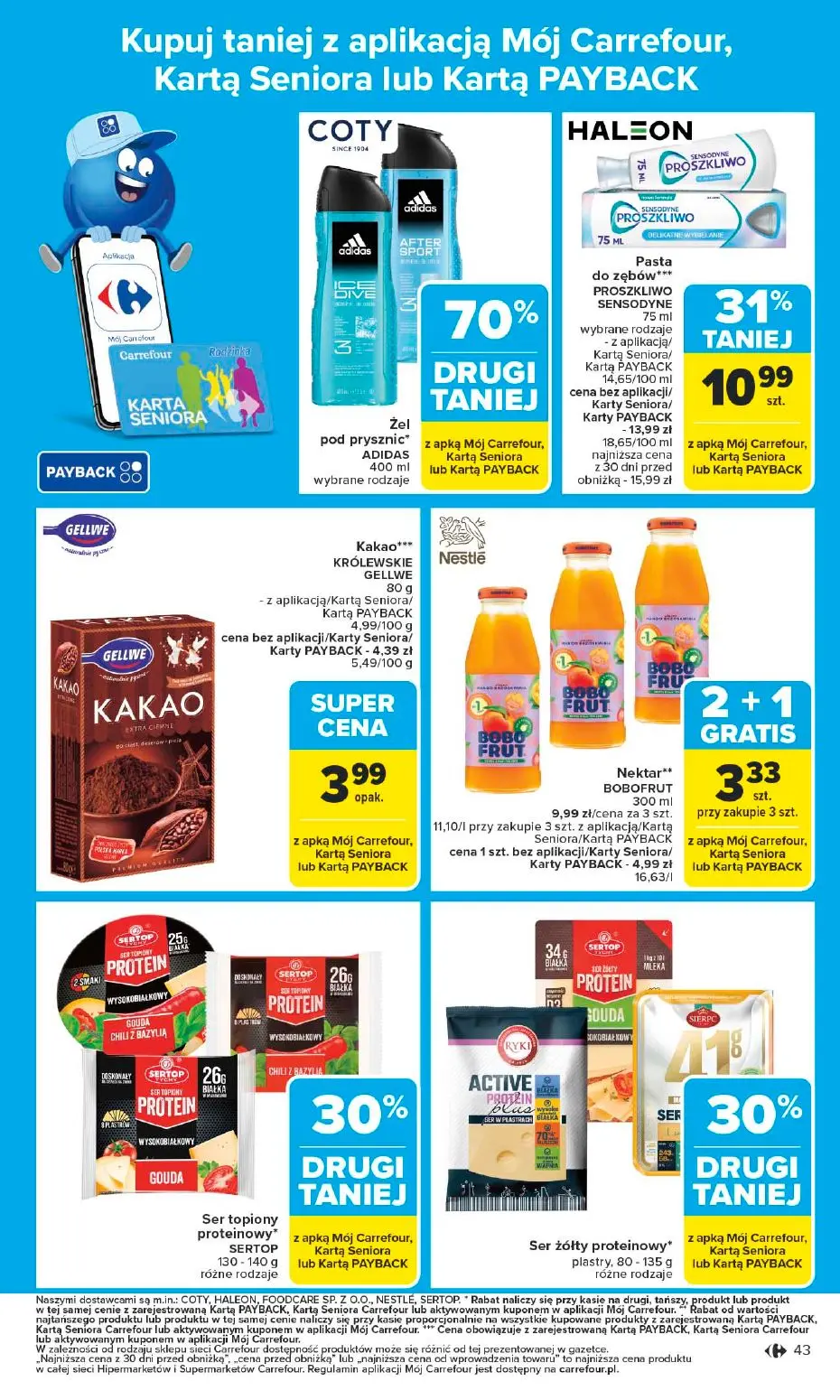 gazetka promocyjna Carrefour Więcej kupujesz, więcej zyskujesz - Strona 45
