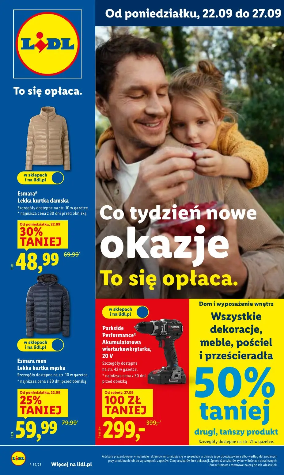 gazetka promocyjna LIDL Co tydzień nowe okazje - Strona 1