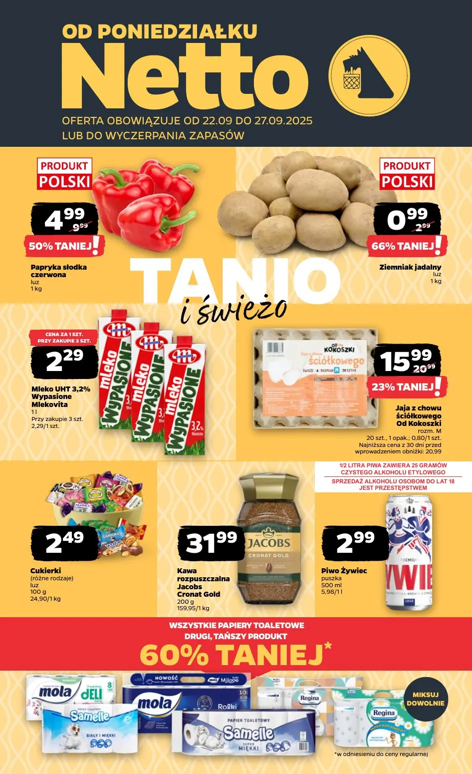 gazetka promocyjna NETTO Tanio i świeżo - Strona 1