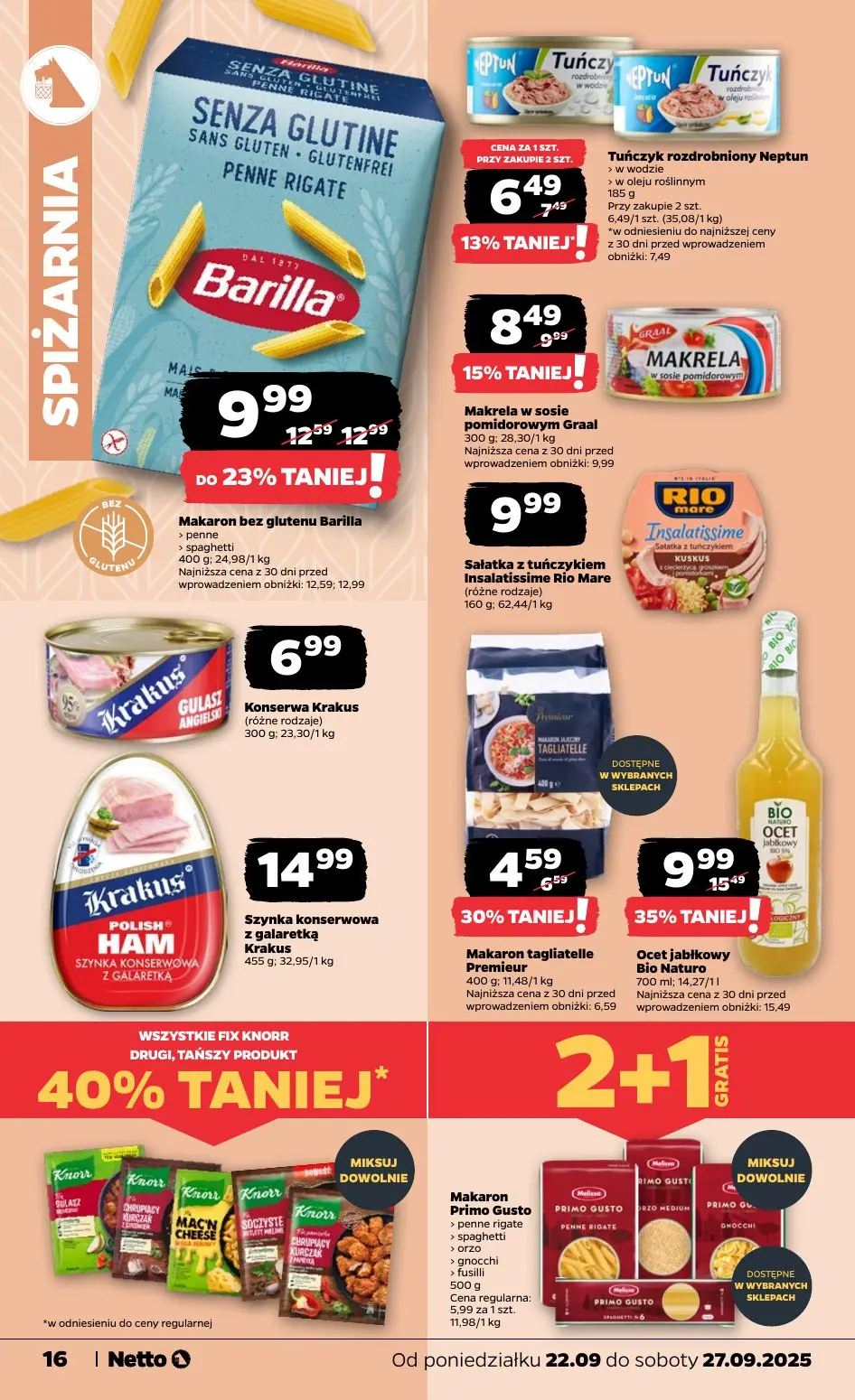 gazetka promocyjna NETTO Tanio i świeżo - Strona 16
