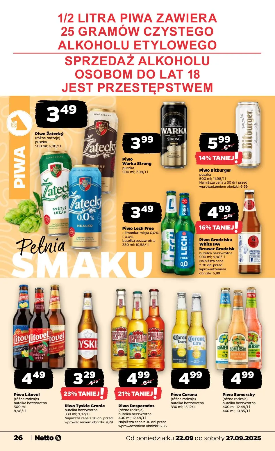 gazetka promocyjna NETTO Tanio i świeżo - Strona 26