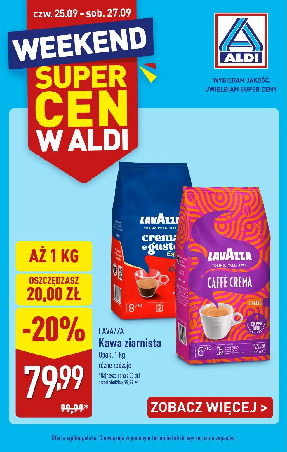 gazetka promocyjna ALDI Weekend super cen już od czwartku - Strona 1