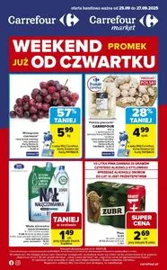 Gazetka promocyjna Carrefour, ważna od 2025-09-25 do 2025-09-27.