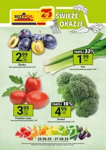 Gazetka promocyjna Hitpol, ważna od 2025-09-25 do 2025-09-27.