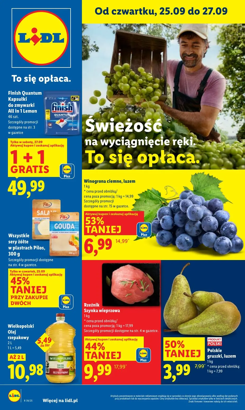 gazetka promocyjna LIDL Od czwartku - Strona 1
