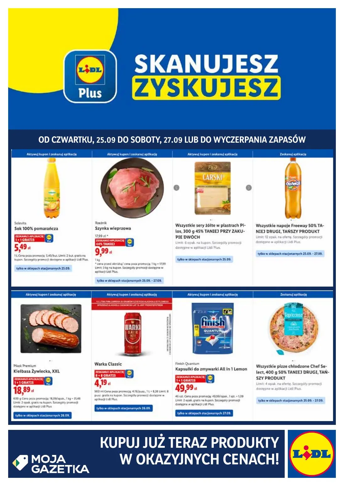 gazetka promocyjna LIDL Skanujesz zyskujesz. Zakupy robię w moim Lidlu - Strona 1