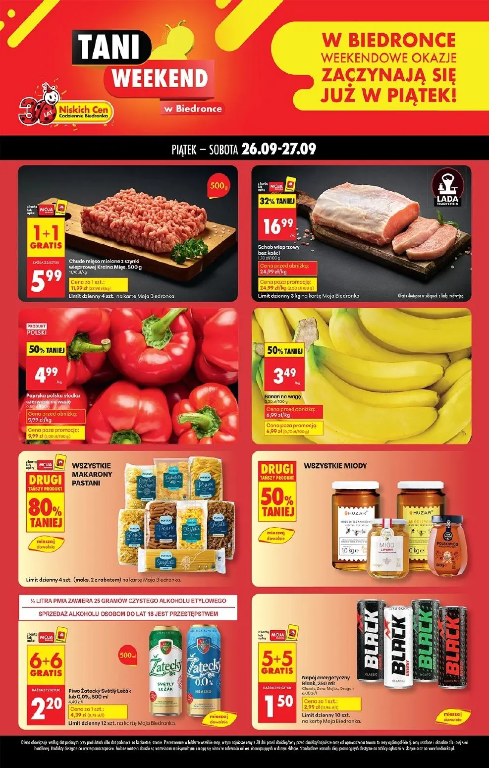 gazetka promocyjna Biedronka Tani weekend - Strona 1