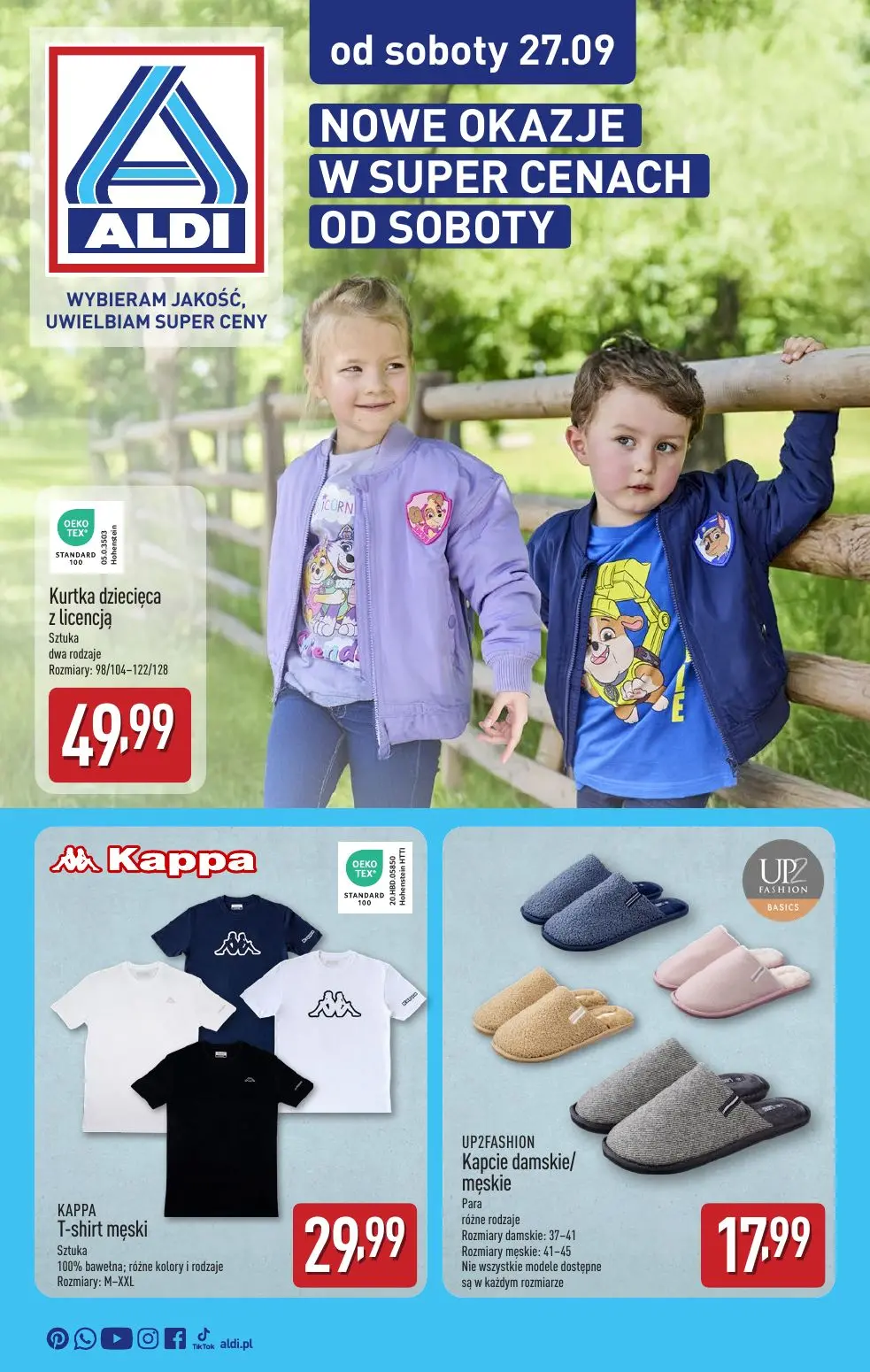 gazetka promocyjna ALDI Oferta od soboty - Strona 1