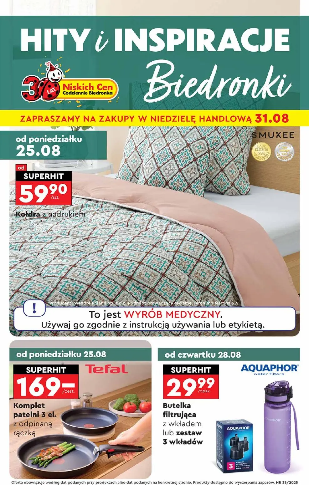 gazetka promocyjna Biedronka Hity i inspiracje Biedronki - Strona 1
