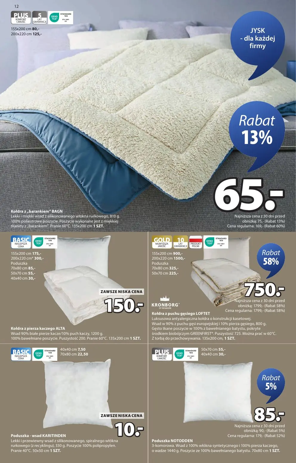 gazetka promocyjna JYSK Świetna oferta dla domu - Strona 12