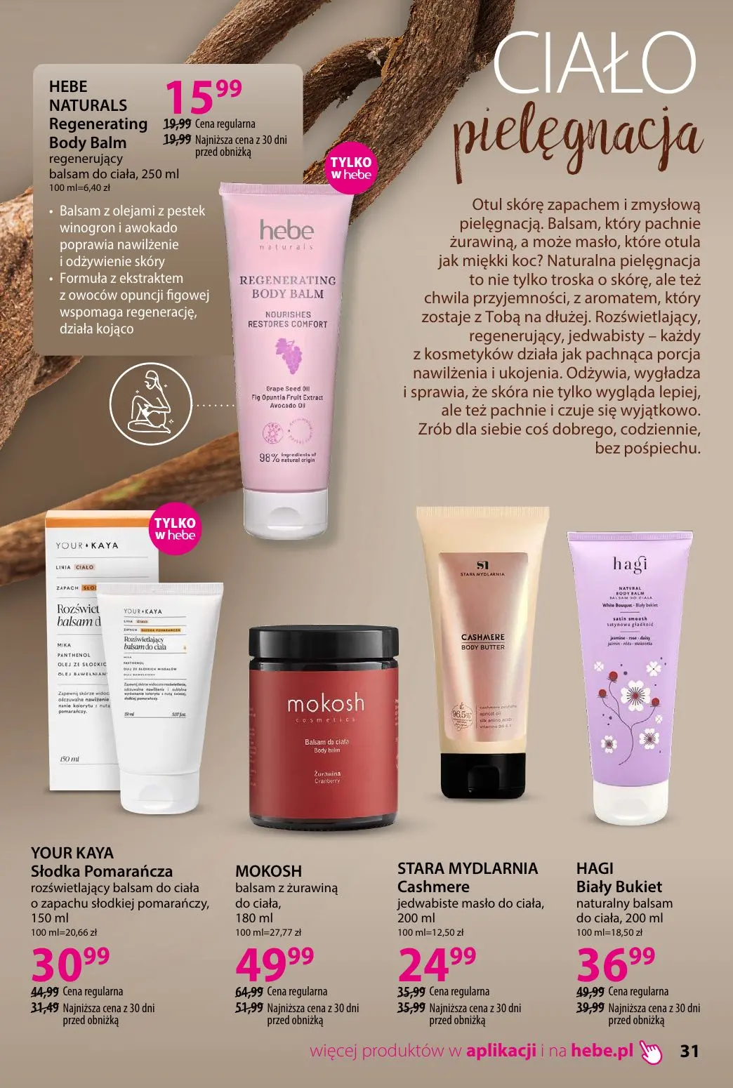 gazetka promocyjna hebe Piękno z natury - Strona 31