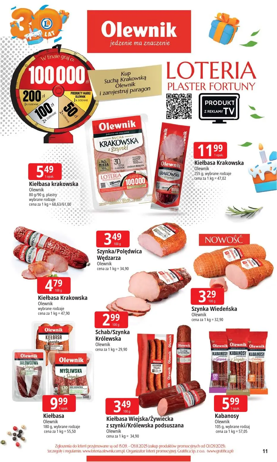 gazetka promocyjna E.Leclerc 30 lat najlepszych wyborów - oferta rozszerzona  - Strona 11