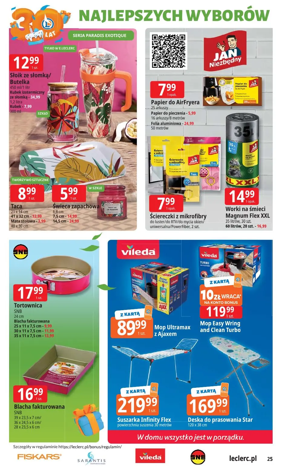 gazetka promocyjna E.Leclerc 30 lat najlepszych wyborów - oferta rozszerzona  - Strona 25